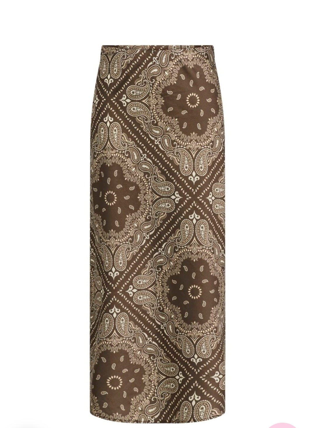 ONLY: satin midi skirt